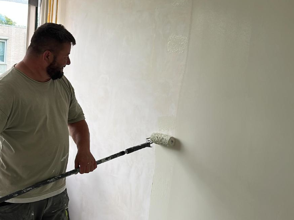 Stucwerk en schilderwerk project